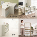 薄型本棚〔2台セット〕 薄型本棚 カラーボックス 2台セット 積み重ね 奥行スリム コミック最大240冊収納 ぼん家具