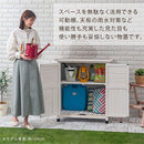 天然木ウッドストッカー〔小サイズ〕 屋外収納庫 物置き 屋外 倉庫 物置き おしゃれ 小型 スリム 屋外収納棚 収納庫 ガレージ コンテナ 木製 マグネット扉 木製物置 収納 収納棚 園芸 ラック ぼん家具