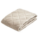 マイクロファイバー敷パッド〔シングル〕 マイクロファイバー 敷きパッド 冬 ベッドパッド シングル あったか 敷き毛布 敷布団パット 敷きカバー 洗える キルティング 4隅ゴム付き ズレ防止 ぼん家具