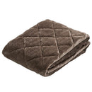 マイクロファイバー敷パッド〔シングル〕 マイクロファイバー 敷きパッド 冬 ベッドパッド シングル あったか 敷き毛布 敷布団パット 敷きカバー 洗える キルティング 4隅ゴム付き ズレ防止 ぼん家具