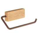 タオルハンガー タオルホルダー タオルハンガー 洗面所 台所 キッチン トイレ 壁付け DIY リノベ 簡単設置 手軽 天然木 スチール 新生活 コンパクト 茶 白 ツートン ぼん家具