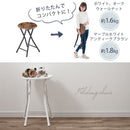 折りたたみ式チェア 折りたたみ椅子 軽量 室内 折りたたみチェア コンパクト 丸椅子 木製 スツール おしゃれ パソコンチェア デスクチェア 大理石風 木目 アンティーク調 ぼん家具