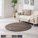 キルトラグ〔丸型直径130cm〕 ラグマット ラグ キルトラグ 洗える円形 130 滑り止め付き ホットカーペット対応 丸形 キルト オールシーズン キルティング 円形ラグ 丸 キルティングラグ FRUTO