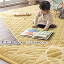 フランネルラグ〔130×190cm〕 ラグ カーペット ラグマット 2畳 洗える 厚手 絨毯 おしゃれ 北欧 フランネル キルトラグ 130×190cm 長方形 滑り止め 床暖房対応 ぼん家具