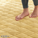 フランネルラグ〔190×190cm〕 ラグ カーペット ラグマット 洗える 厚手 絨毯 おしゃれ 北欧 2畳 フランネル キルトラグ 190×190cm 正方形 滑り止め 床暖房対応 ぼん家具