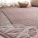 フランネルラグ〔190×240cm〕 ラグ カーペット ラグマット 3畳 洗える 厚手 絨毯 おしゃれ 北欧 フランネル キルトラグ 190×240cm 長方形 滑り止め 床暖房対応 ぼん家具