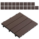 ジョイントデッキ〔20枚セット〕 ウッドデッキ 人工木 ウッドパネル 20枚 ジョイント バルコニー 床 ベランダタイル 庭 樹脂木材 ガーデニング タイル 人工木材 ジョイントタイル 30cm ぼん家具