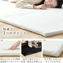 極厚マット〔130×185cm〕 極厚マット 単品 約 厚さ5cm 高反発ウレタンマット カバーリングマット 130×185cm ラグマット 1.5畳 年中使える ごろ寝マット マット全面 滑り止め ぼん家具