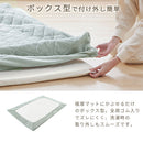 極厚マット2点セット〔130×185cm〕 極厚マット カバー 2点セット 高反発ウレタンマット マイクロファイバー あったか 130×185cm 約 厚さ5cm ラグマット 1.5畳 冬用 ごろ寝マット ぼん家具