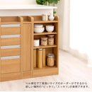 カウンター下収納〔オープンタイプ・幅20~24cm〕