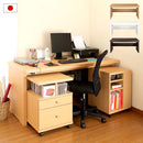 BONワイドデスク単品 幅150cm パソコンデスク デスク 机 オフィスデスク パソコン 150 pc 学習机 おしゃれ 収納 ハイタイプ 木製 コンセント 北欧 テレワーク ぼん家具