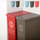 スライドダストボックス ゴミ箱 ダストボックス おしゃれ 45リットル スリム キャスター付き スライド フタ付き リビング キッチン 北欧 ぼん家具