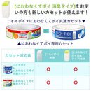 ニオイポイ×におわなくてポイ共通カセット×12 アップリカ ニオイポイ×におわなくてポイ共通カセット(12個パック) ニオイポイ カートリッジ においぽい カセット おむつ 臭わない袋 おむつ処理 ベビー用品 アップリカ