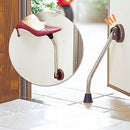 ドアストッパー〔超なが足〕 ドアストッパー おしゃれ ストッパー 扉 鉄製ドア アルミドア 木製ドア 磁石 マンション ワンタッチ式 国産 マグネット ドアストップ 長あし ドア 固定 強力 ぼん家具