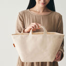 収納トート〔M〕 買い物かご バスケット かご 収納 収納バッグ 文房具 ケーブル リモコン 小物収納 収納トート 買い物かご キャンパス ストッカー 撥水 Mサイズ ぼん家具