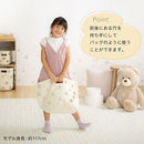 収納ボックス〔L〕 収納ボックス 折りたたみ ランドリーボックス ポンポンバスケット バスケット 円柱 おもちゃ入れ かご キャンバスバッグ Lサイズ マチ 自立 取っ手 ぼん家具