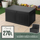 屋外収納ストッカー 屋外収納庫 大型 収納ボックス 屋外 ベランダ収納 ベランダストッカー おしゃれ コンテナボックス 黒 ブラック 灯油缶 灯油タンク 収納 屋外収納 ぼん家具