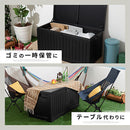 屋外収納ストッカー 屋外収納庫 大型 収納ボックス 屋外 ベランダ収納 ベランダストッカー おしゃれ コンテナボックス 黒 ブラック 灯油缶 灯油タンク 収納 屋外収納 ぼん家具