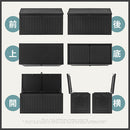 屋外収納ストッカー 屋外収納庫 大型 収納ボックス 屋外 ベランダ収納 ベランダストッカー おしゃれ コンテナボックス 黒 ブラック 灯油缶 灯油タンク 収納 屋外収納 ぼん家具