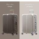 スーツケース〔L〕102L 5-10泊用 キャリーケース スーツケース lサイズ トランク大型 ハードケース アルミフレーム おしゃれ 大容量 海外 旅行 出張 7-10日用 軽量 4輪 ぼん家具