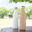 laborio水筒 ロケットサーモボトル 水筒 480ml 500ml弱 ステンレスボトル 保冷 保温 マグボトル マイボトル スリム 保冷水筒 真空断熱 無地 シンプル 直飲み 細口 Laborio