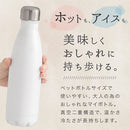 laborio水筒 ロケットサーモボトル 水筒 480ml 500ml弱 ステンレスボトル 保冷 保温 マグボトル マイボトル スリム 保冷水筒 真空断熱 無地 シンプル 直飲み 細口 Laborio