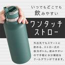 laborio水筒 水筒 980ml ステンレスボトル ストロー付き 保冷 ストローボトル マグボトル マイボトル スリム 保冷水筒 大容量 真空断熱 無地 直飲み 持ち手付き Laborio