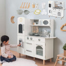 おままごとキッチン 製氷機・電子レンジ・オーブン付き おままごと キッチン おままごとセット ままごとキッチン 木製 氷が出てくる 製氷機付 電子レンジ オーブン 冷蔵庫 風収納 プレゼント 小物付 ぼん家具