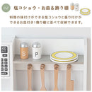 おままごとキッチン 電子レンジ・オーブン付き 木製 コンパクト 電子レンジ・オーブン付き ごっこ遊び 10点の小物付き 誕生日プレゼント   ぼん家具