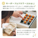 おままごとレジスター おままごと 木製レジスター お買い物 お店屋さん 木製 レジ お金 カード レシート 付き バーコードリーダー セット 小さめ 1人 2人 ぼん家具