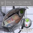 laborioランチバッグ お弁当バッグ 保冷バッグ ランチバッグ トート ペットボトル 水筒 弁当箱 弁当袋 保冷 保温 手提げ マチ広 ポケット付き スクエア型 通勤 通学 新生活 Laborio
