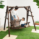 焼杉ブランコ ブランコ 屋外 2人乗り 大型遊具 庭 遊具 ぶらんこ 屋外ブランコ ガーデン 屋外遊具 キッズ 木製 焼杉  天然木 2 人 乗り 大きい 大人 子供 こどもの日 おしゃれ ぼん家具