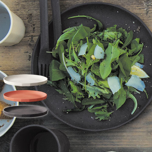 フレスコ　プレート　Mサイズ　グレー fresco/kasumi plate M -絶妙な色の濃淡がお料理を引き立てるプレート