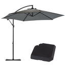 ガーデンパラソル 吊り下げ式 ガーデンパラソルセット 大型 自立式 ガーデンパラソル セット おしゃれ パラソルベース 付き UVカット 庭 ガーデンファニチャー アウトドア用品 無地 ぼん家具