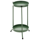 プランタースタンド〔小〕 プランタースタンド 2段 おしゃれ スリム 植木鉢 スタンド 観葉植物 棚 花台 室内 植物棚 脚付き 観葉植物スタンド 玄関 リビング 植物 台 高さ50cm ぼん家具