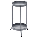 プランタースタンド〔小〕 プランタースタンド 2段 おしゃれ スリム 植木鉢 スタンド 観葉植物 棚 花台 室内 植物棚 脚付き 観葉植物スタンド 玄関 リビング 植物 台 高さ50cm ぼん家具