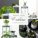 プランタースタンド〔小〕 プランタースタンド 2段 おしゃれ スリム 植木鉢 スタンド 観葉植物 棚 花台 室内 植物棚 脚付き 観葉植物スタンド 玄関 リビング 植物 台 高さ50cm ぼん家具