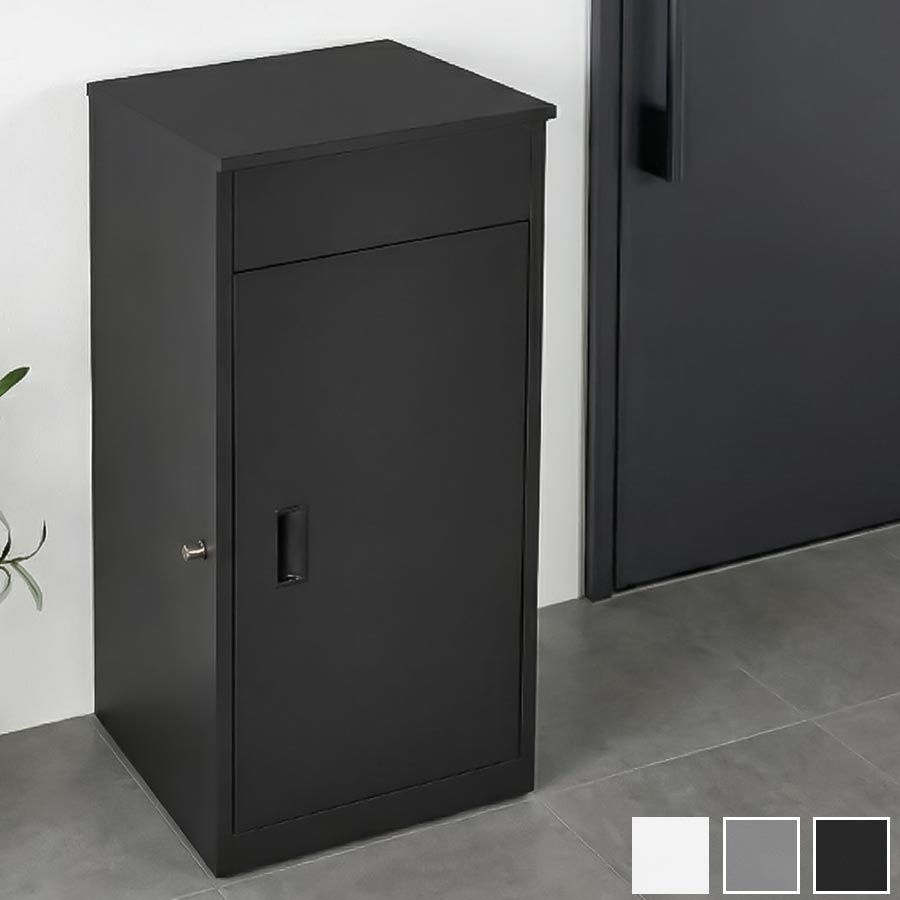 ぼん家具 宅配ボックス 大容量 142L 屋外 組み立て不要 おしゃれ