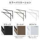 シェルフブラケット Lサイズ〔20×25cm〕 棚受け金具 棚受け ブラケット 金具 2個セット ネジ付き 本棚 DIY 棚 壁 取り付け ウォールシェルフ アイアン 風 スチール ラック 棚受金具 パーツ ぼん家具