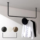 ハンギングバー U型 高さ45×幅120cm ハンガーバー U型 コの字 スチール製 ハンキング 洋服掛け 収納 天井 吊り下げ 室内干し ぼん家具