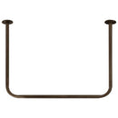 ハンギングバー U型 高さ45×幅60cm ハンガーバー U型 コの字 スチール製 ハンキング 洋服掛け 収納 天井 吊り下げ 室内干し ぼん家具