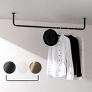 ハンギングバー U型 高さ20×幅120cm ハンガーバー U型 コの字 スチール製 ハンキング 洋服掛け 収納 天井 吊り下げ 室内干し ぼん家具