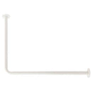 ハンギングバー L型 高さ45×幅60cm ハンガーラック ハンガーバー 吊り下げ アイアンバー 収納 ポールハンガー 物干し 部屋干し おしゃれ スリム 幅60 高さ45 L字 L型 室内干し 天井 壁付け ぼん家具