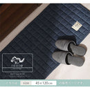 キルトキッチンマット〔45×120cm〕 キッチンマット 120 台所マット ダイニングマット おしゃれ 洗える 拭ける キルトマット ラグ 北欧 滑り止め 厚手 45×120 床暖房対応 FRUTO