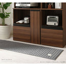 キルトキッチンマット〔45×180cm〕 キッチンマット 180 台所マット ダイニングマット おしゃれ 洗える 拭ける キルトマット ラグ 北欧 滑り止め 厚手 45×180 床暖房対応 FRUTO