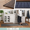 キルトキッチンマット〔45×240cm〕 キッチンマット 240 台所マット ダイニングマット おしゃれ 洗える 拭ける キルトマット ラグ 北欧 滑り止め 厚手 45×240 床暖房対応 FRUTO