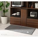 キルトキッチンマット〔60×120cm〕 キッチンマット 120 台所マット ダイニングマット おしゃれ 洗える 拭ける キルトマット ラグ 北欧 滑り止め 厚手 60×120 床暖房対応 FRUTO