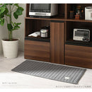 キルトキッチンマット〔60×240cm〕 キッチンマット 240 台所マット ダイニングマット おしゃれ 洗える 拭ける キルトマット ラグ 北欧 滑り止め 厚手 60×240 床暖房対応 FRUTO