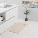 ヘリンボーンキッチンマット〔45×120cm〕 キッチンマット 120 台所マット ダイニングマット おしゃれ 洗える 拭ける ヘリンボーン ラグ 北欧 滑り止め 薄手 45×120 床暖房対応 FRUTO