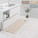 ヘリンボーンキッチンマット〔45×180cm〕 キッチンマット 180 台所マット ダイニングマット おしゃれ 洗える 拭ける ヘリンボーン ラグ 北欧 滑り止め 薄手 45×180 床暖房対応 FRUTO